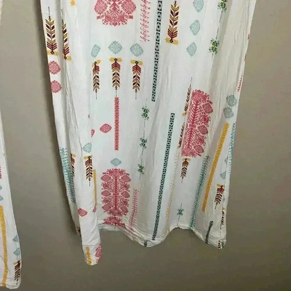 Jack Tribal Print Wide Leg Pants White Size 2 - Picture 2 of 16